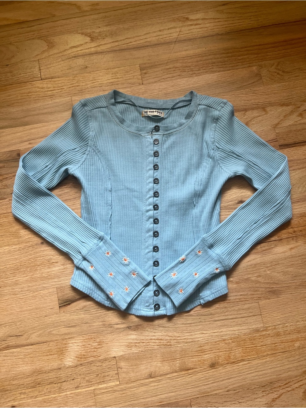 We The Free Daria Cuff Cardi - Daisy